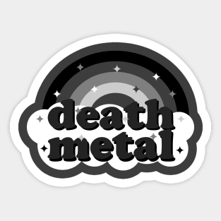 Death Metal Dark Rainbow Sticker